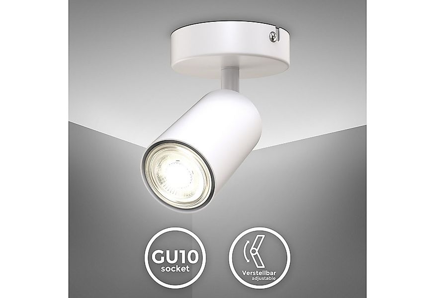 B.K.Licht Deckenleuchte LED Deckenlampe Wandleuchte Wohnzimmer, ohne Leucht günstig online kaufen