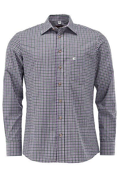 OS Trachten Outdoorhemd Tupopa Langarm Jagdhemd mit Hirsch-Stickerei auf de günstig online kaufen