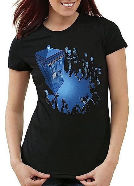 style3 T-Shirt Who Notrufzelle drnotrufzelle doktor doctor who timelord tar günstig online kaufen