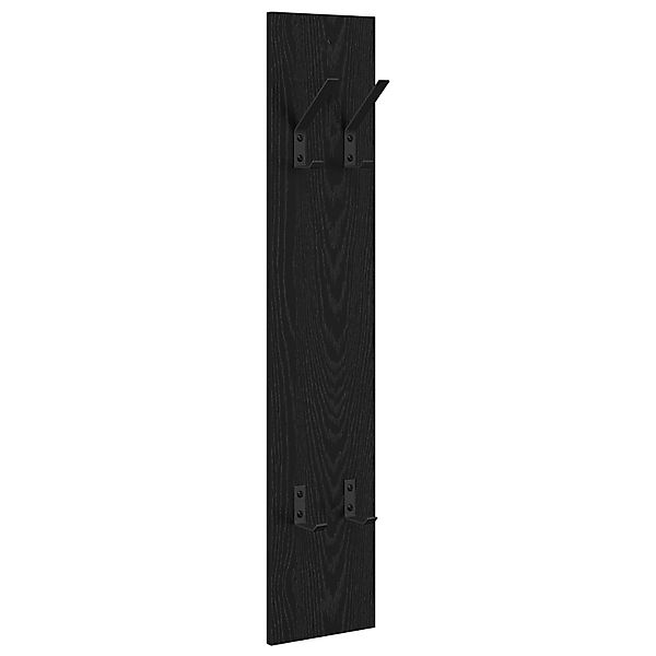 vidaXL Regal Wandmontierter Kleiderständer Schwarze Eiche günstig online kaufen