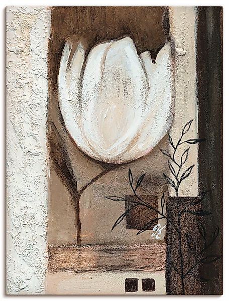 Artland Wandbild »Braune Tulpen II« 1 Stk. tlg. als Leinwandbild, Wandaufkl günstig online kaufen