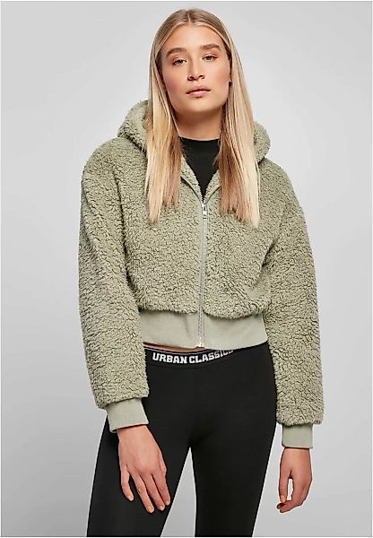 URBAN CLASSICS Outdoorjacke "Damen Ladies Short Oversized Sherpa Jacket", ( günstig online kaufen