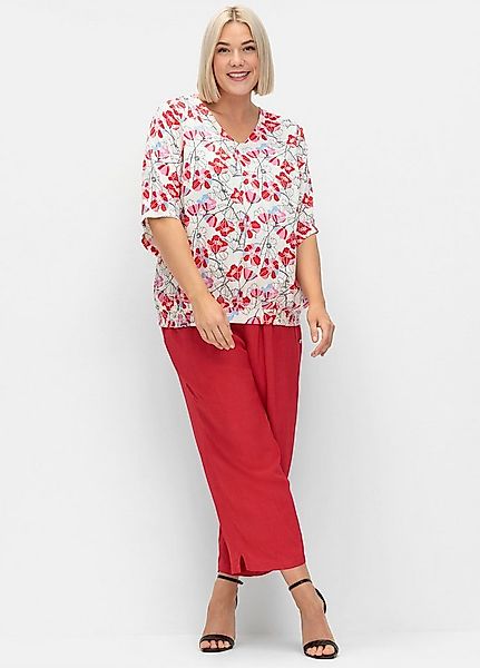 Sheego Klassische Bluse Tunika Kurzarm günstig online kaufen