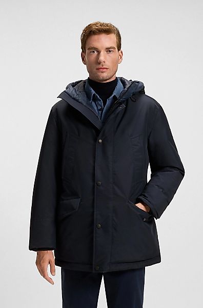 BOSS ORANGE Parka "Osiass" mit Kapuze relaxed fit, mit wattierter Kapuze, v günstig online kaufen
