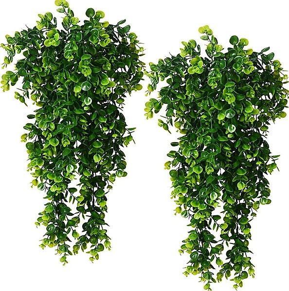 Kunstblumenstrauß 2 Stück Outdoor Dekor Hängepflanzen günstig online kaufen