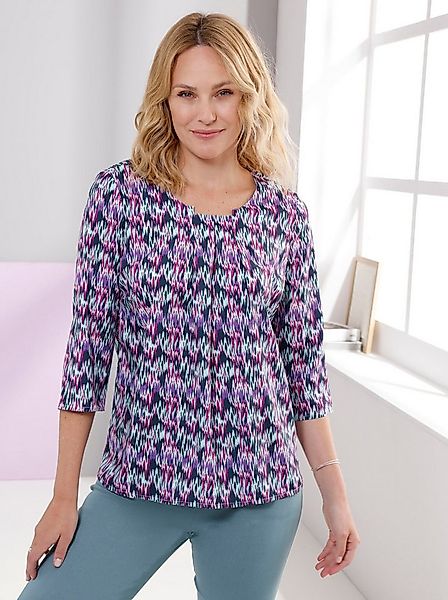 Sieh an! Klassische Bluse Schlupfbluse 3/4-Arm günstig online kaufen