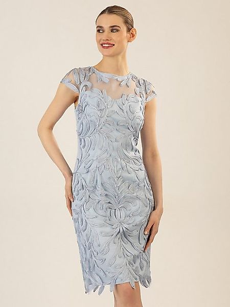 Apart Cocktailkleid aufwendig bestricktes Meshkleid günstig online kaufen