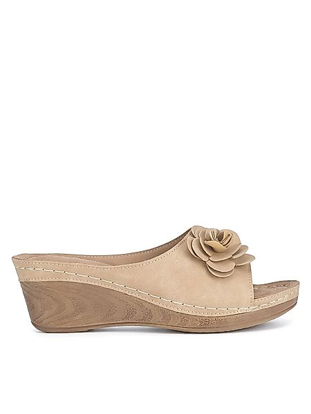 Clara Barson Pantoletten WYL05010-29 Beige Pantolette günstig online kaufen