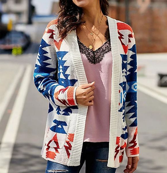 AFAZ New Trading UG Cardigan Mittellange Strickjacke für Damen im Herbst, m günstig online kaufen