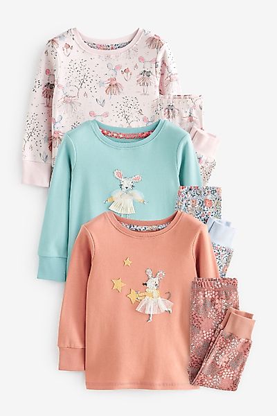 Next Pyjama Snuggle Schlafanzug aus Baumwolle günstig online kaufen