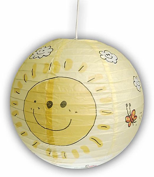 niermann Hängeleuchte »Sunny« E27 1 Stk. Papier-Pendelleuchte Sunny günstig online kaufen