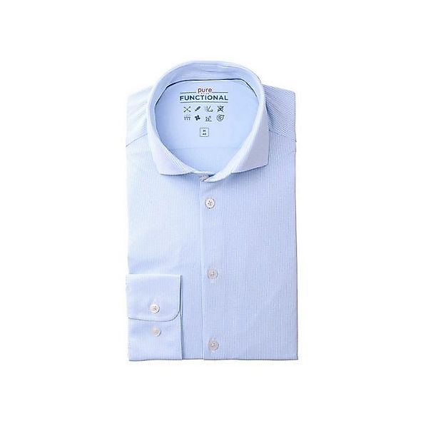 Hatico Langarmhemd Herren Langarm Freizeithemd für Herren in blau (1-tlg) günstig online kaufen