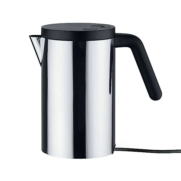 Alessi - Hot.It Elektrischer Wasserkocher 80cl - schwarz, edelstahl/glänzen günstig online kaufen