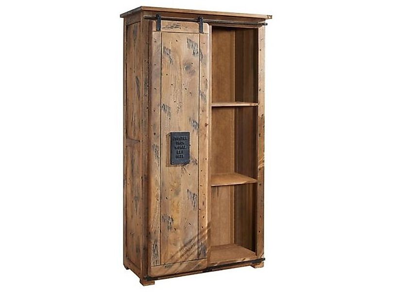 Massivmoebel24 Dreh-/Schwebetürenschrank #115 (Schrank Mango 100x50x190 nat günstig online kaufen