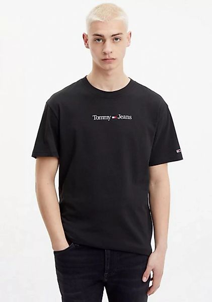 Tommy Jeans T-Shirt TJM CLASSIC LINEAR LOGO TEE mit Logostickerei günstig online kaufen