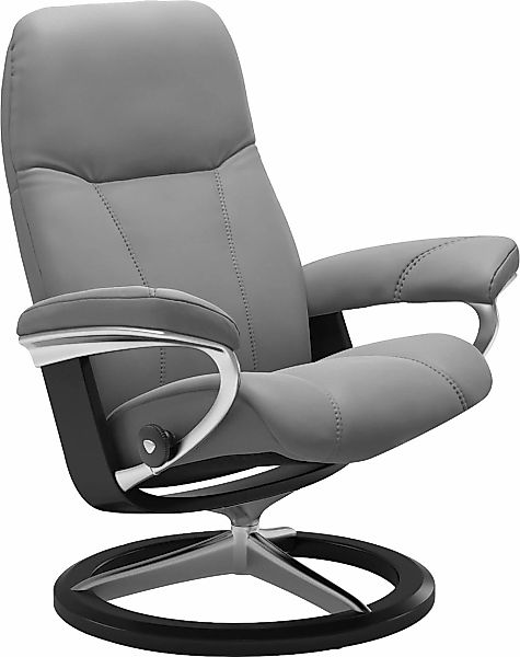 Stressless "Consul" mit Signature Base, Größe M, Gestell Schwarz günstig online kaufen