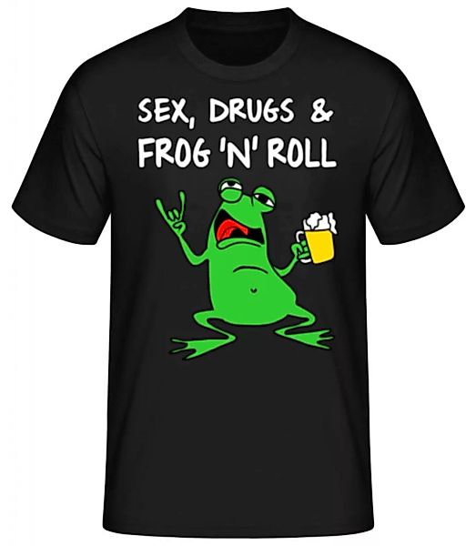 Sex Drugs & Frog'n'Roll · Männer Basic T-Shirt günstig online kaufen
