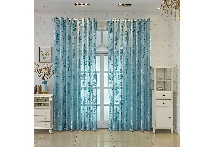 BYSURE Vorhang (2 St), 1 Paar Luxuriöse Europäische Durchsichtige Vorhänge, günstig online kaufen