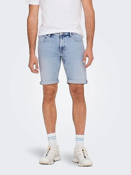 ONLY & SONS Jeansshorts "ONSPLY LIGHT BLUE 5189 SHORTS DNM NOOS" günstig online kaufen