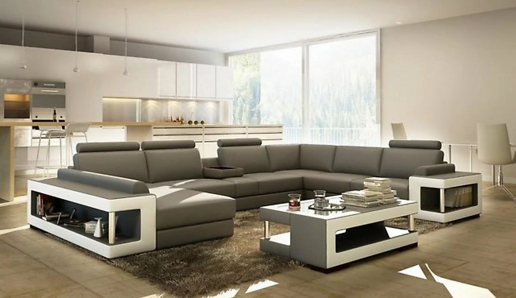 JVmoebel Ecksofa Wohnlandschaft Luxus Trend Kollektion Couch Ledersofa Sofa günstig online kaufen