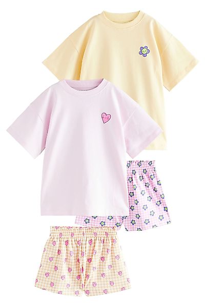 Next Pyjama 2er-Pack kurze Schlafanzüge aus günstig online kaufen