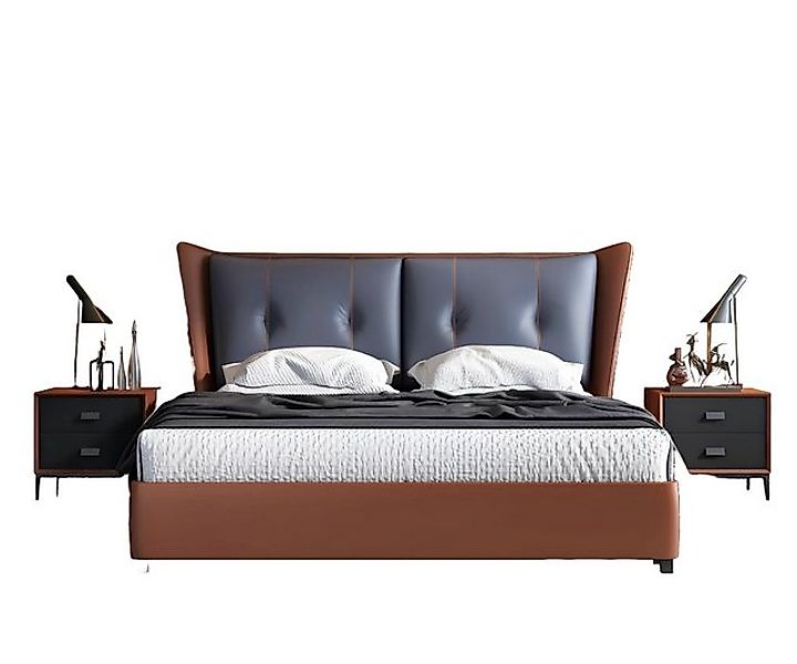 JVmoebel Bett Italienische Schlafzimmer Betten Stil Möbel designer + 2 Nach günstig online kaufen