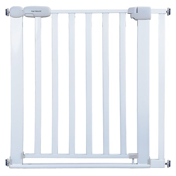 RAMROXX Treppenschutzgitter Absperrgitter weiß für 82-92cm günstig online kaufen