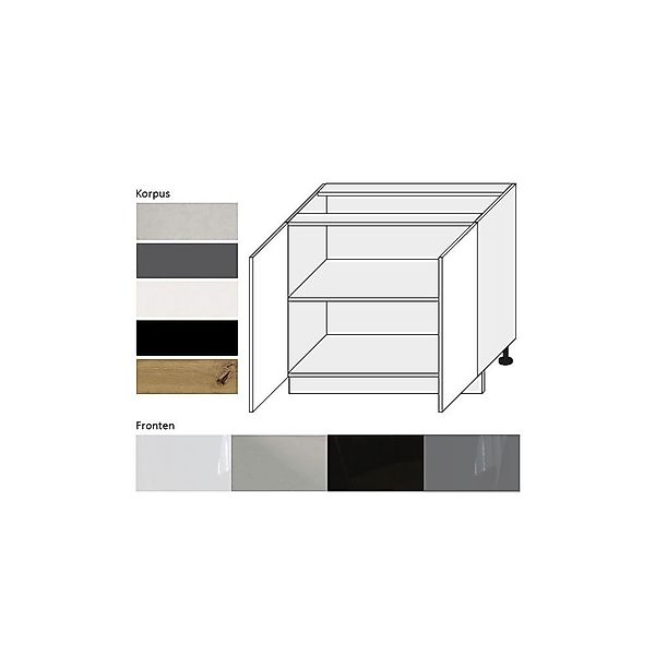 Feldmann-Wohnen Unterschrank Essen (D11/90, 2-türig, 1 günstig online kaufen