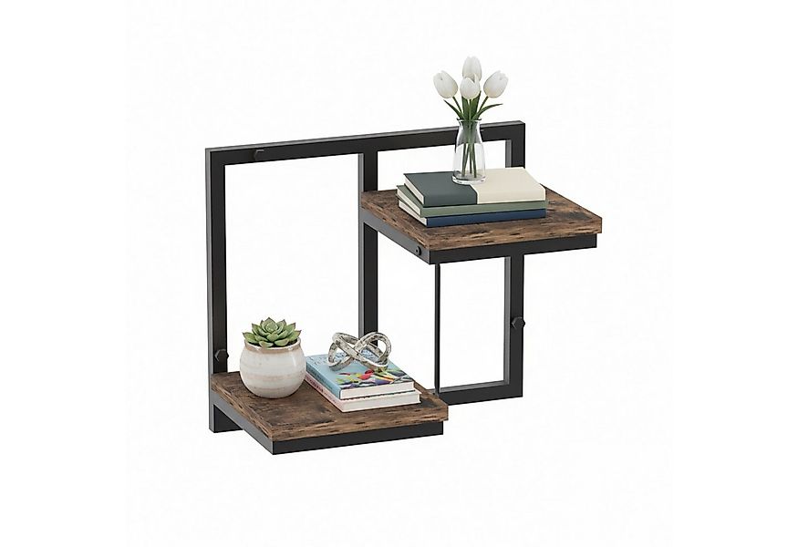 relaxdays Wandregal Industrial Desig, 2 günstig online kaufen