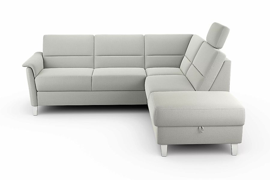 sit&more Ecksofa "Palmera L-Form", Federkern, wahlweise mit Bettfunktion un günstig online kaufen