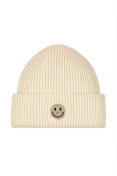 Faera Strickmütze Mit Smiley, Rippenstrick, weiches Tragegefühl (1-St., mod günstig online kaufen