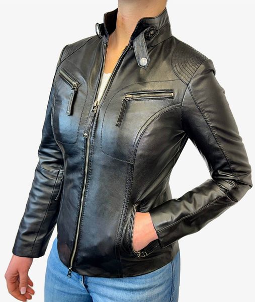 Cabrini Lederjacke aus feinstem Lammnappa günstig online kaufen