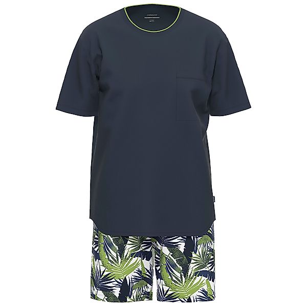 Leichter Herren Pyjama Schlafanzug Kurz "Costa Rica" Aus Bio-baumwolle günstig online kaufen