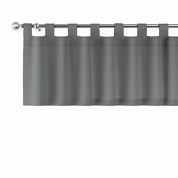Kurzgardine mit Schlaufen, grau, 390 x 40 cm, Quadro (136-14) günstig online kaufen