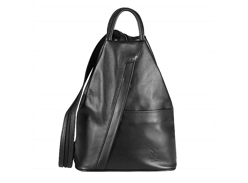 ITALYSHOP24 Rucksack Made in Italy Damen Leder Tasche Schultertasche, leich günstig online kaufen
