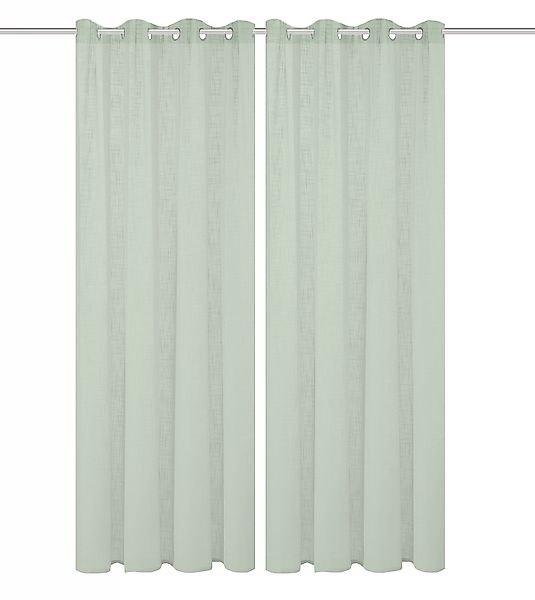 Home Basics Vorhang 800530 Ösen Fertigschal günstig online kaufen