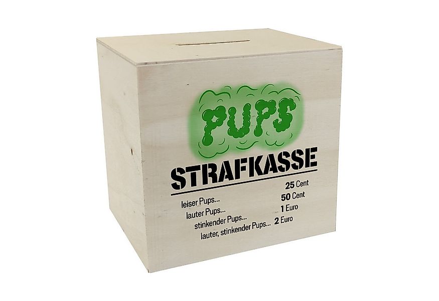 speecheese Spardose Spardose aus Holz für Familien mit lustigem Spruch - Pu günstig online kaufen
