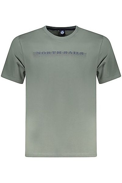 North Sails T-Shirt Grünes Kurzarm Herrenshirt mit Rundhals und günstig online kaufen