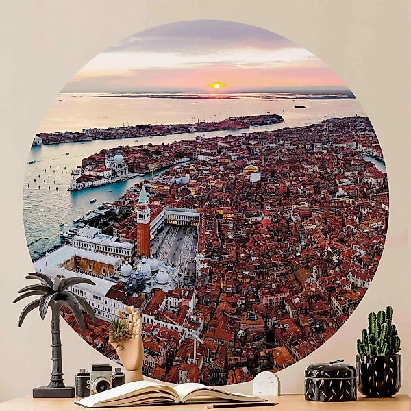 Runde Tapete selbstklebend Venedig günstig online kaufen