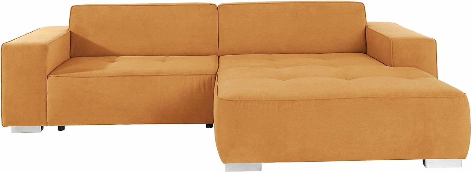 INOSIGN Ecksofa »Sapporo L-Form«, wahlweise Bettfunktion oder Sitztiefenver günstig online kaufen