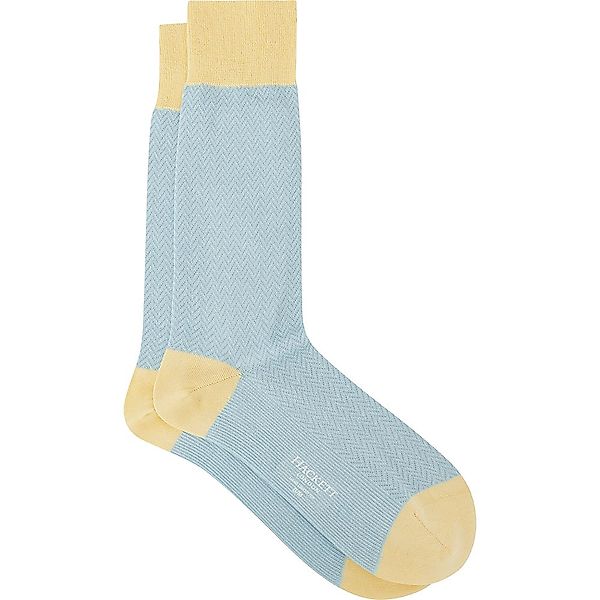 Hackett Hringbne Cnt Kurz Socken M-L Blue / Stone günstig online kaufen