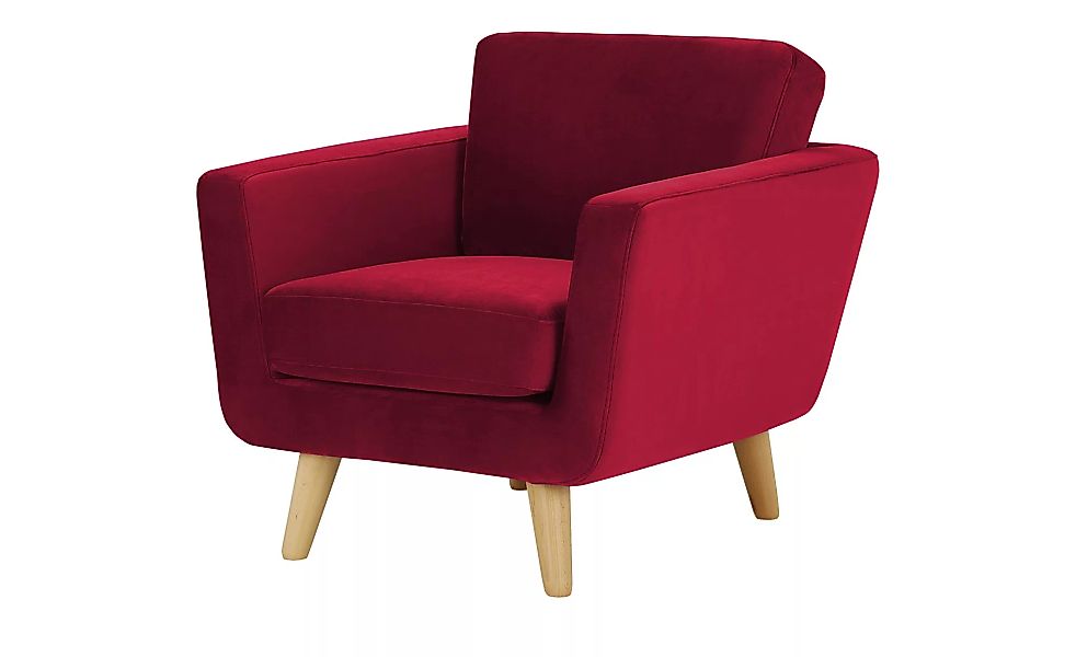 finya Sessel  Malmo - rot - 86 cm - 80 cm - 88 cm - Polstermöbel > Sessel > günstig online kaufen