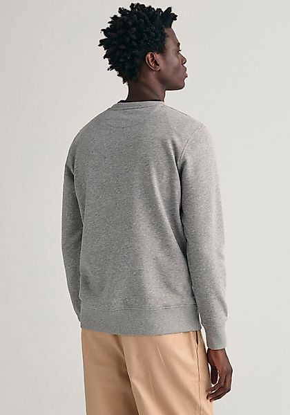 Gant Sweatshirt "REG SHIELD C-NECK SWEAT", mit Logostickerei auf der Brust günstig online kaufen