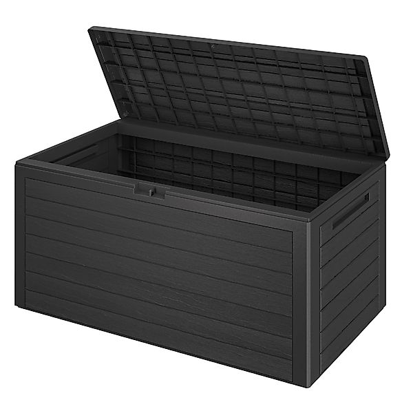Gartenbox Woody 280L Anthrazit Holzoptik wasserdicht günstig online kaufen