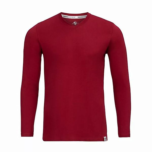 HAASIS Bodywear 1919 T-Shirt Herren V-Shirt 1/1 Arm Bio-Cotton (Stück, 1-tl günstig online kaufen