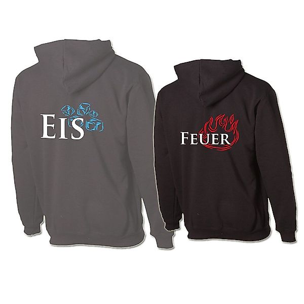G-graphics Hoodie Eis & Feuer (Partner- günstig online kaufen