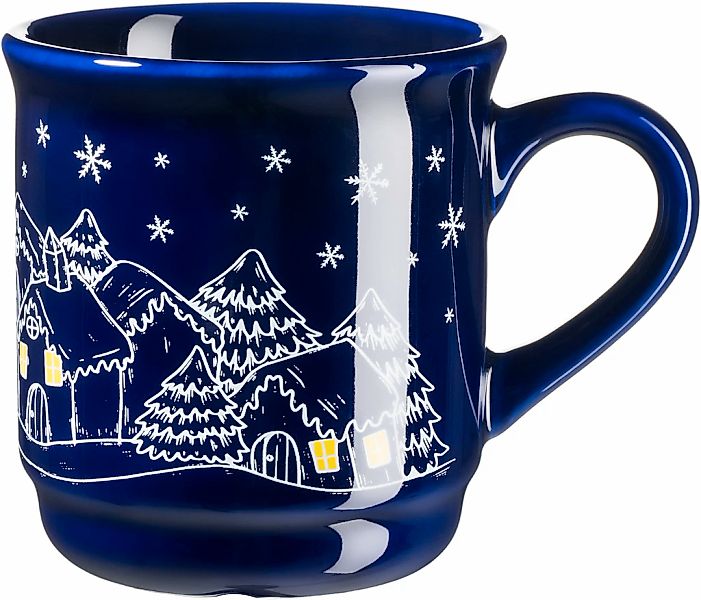 MÄSER Becher "Glühweinbecher mit weihnachtlichem Motiv, aus Steinzeug" 12er günstig online kaufen