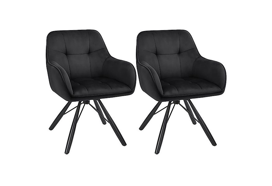 oyajia Polsterstuhl Esszimmerstühle drehbar mit Armlehnen (2 St), 360 Grad günstig online kaufen