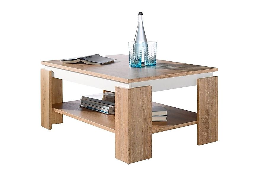 HELA Couchtisch TIM, mit Ablageboden, quadratisch oder rechteckig günstig online kaufen