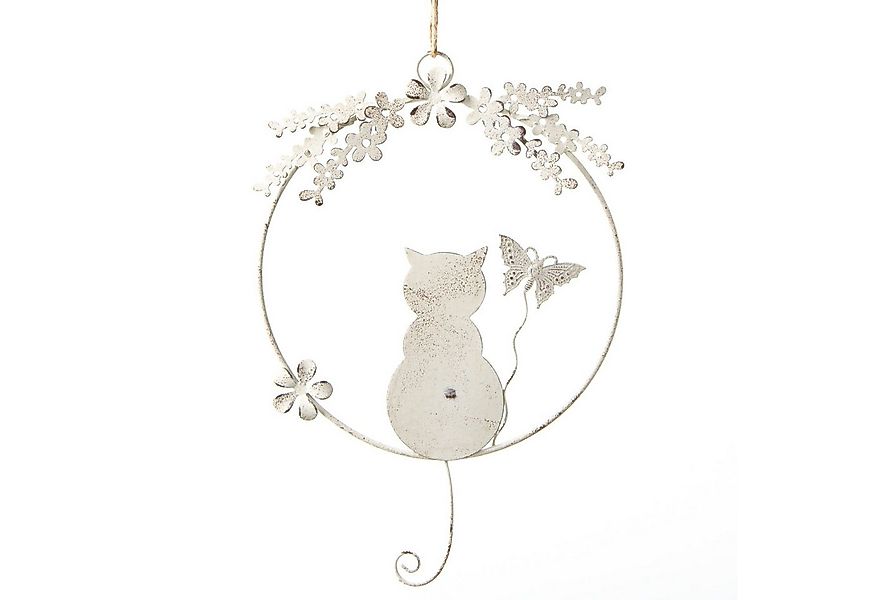 Logbuch-Verlag Dekofigur Katze Dekokranz für Tür und Wand - Geschenkidee fü günstig online kaufen